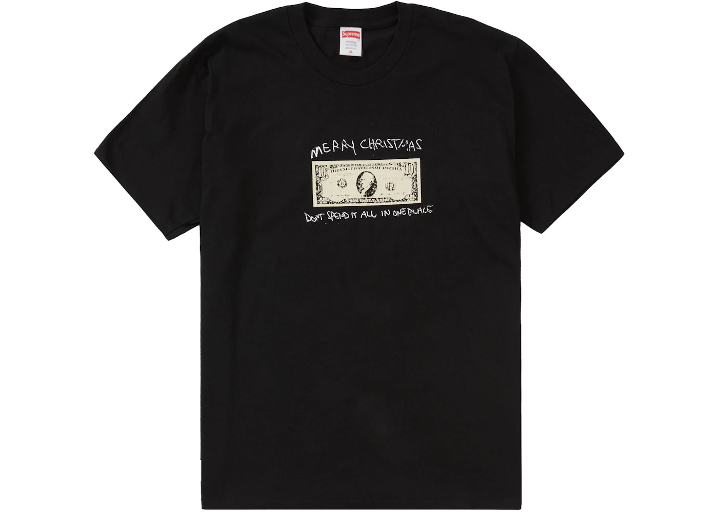 Supreme Spend It Tee Black - vue secondaire A
