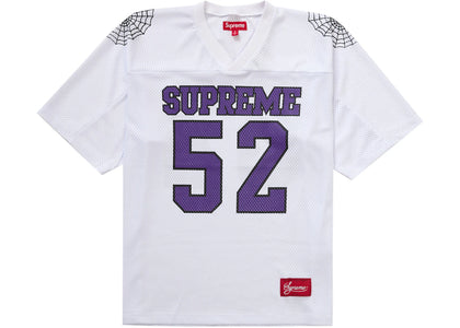 Supreme Spiderweb Football Jersey White - authentic Supreme apparel