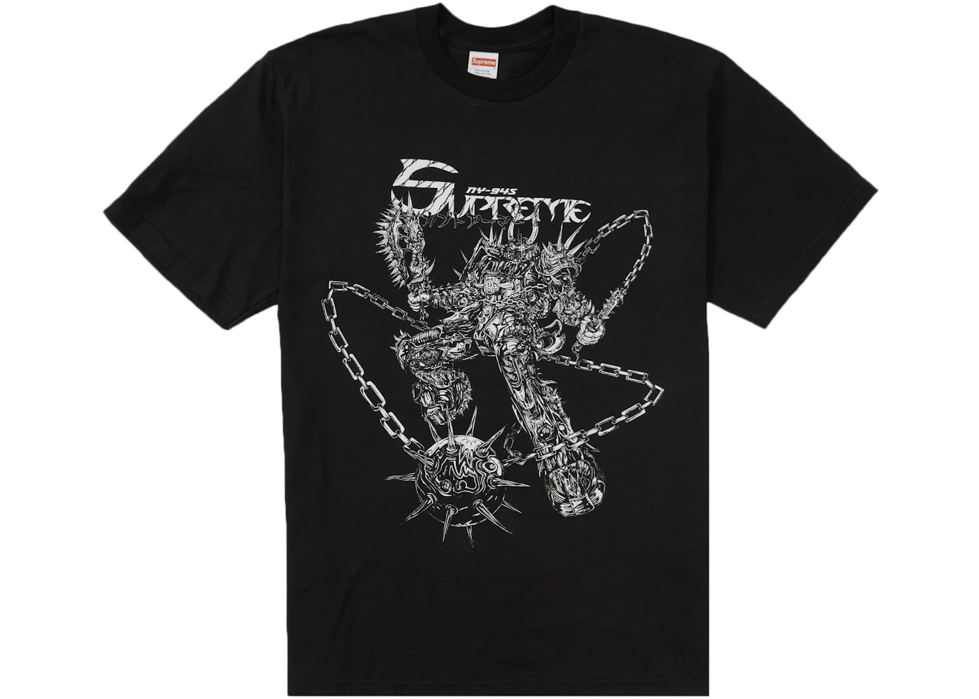 Supreme Spikes Tee Black - vue secondaire A