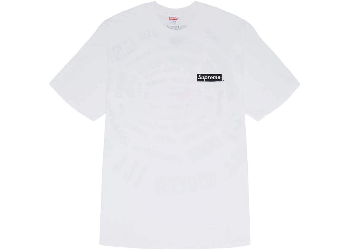 Supreme Spiral Tee White - vue secondaire B