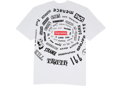 Supreme Spiral Tee White - product view 2