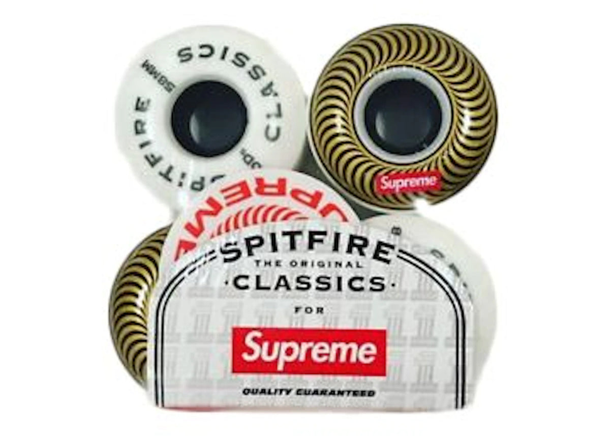 Supreme Spitfire Classic Wheels (Set of 4) Gold 58MM - vue 360
