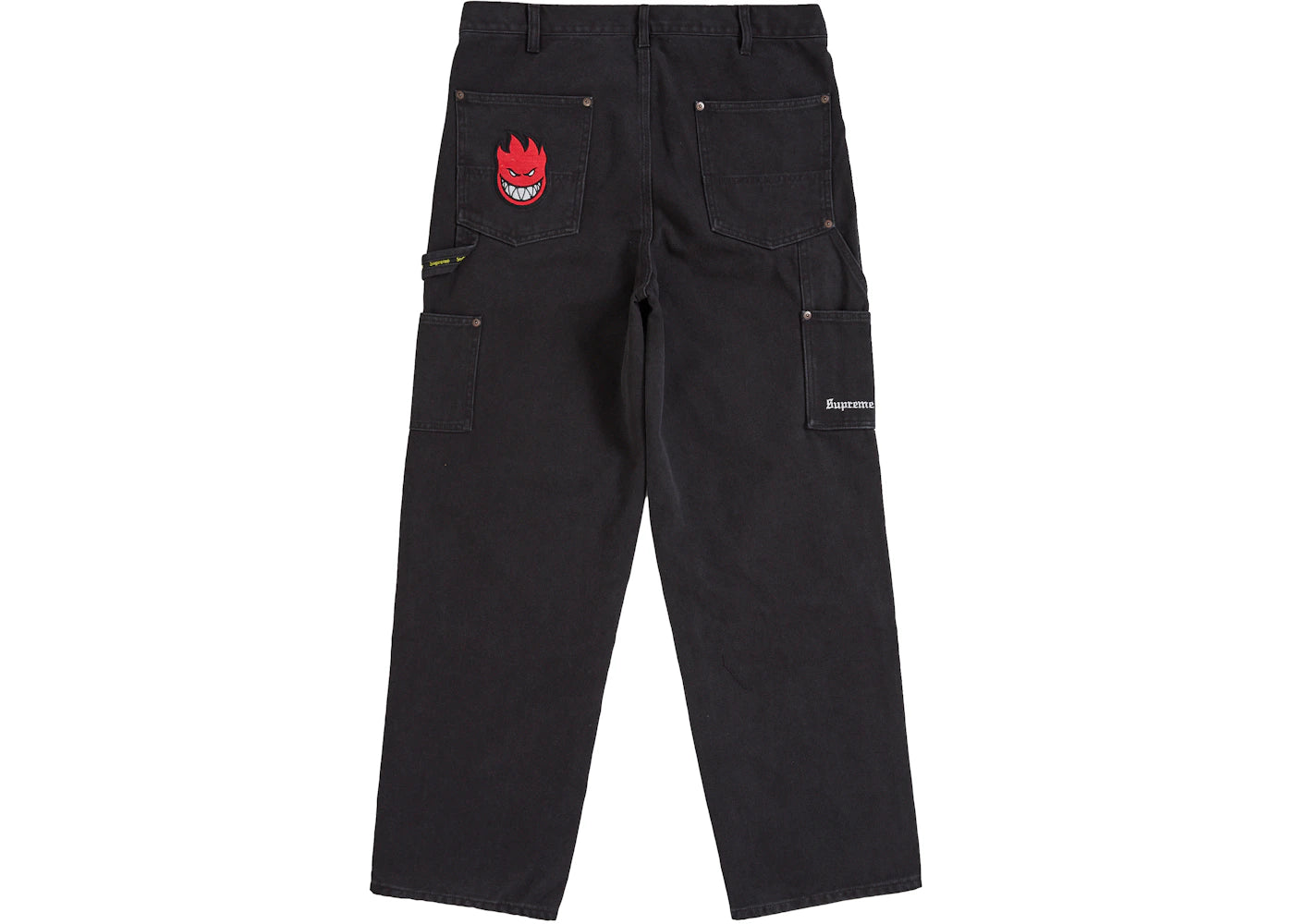 Supreme Spitfire Double Knee Painter Pant Black - vue secondaire A