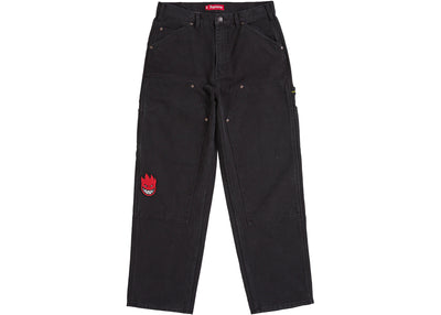 Supreme Spitfire Double Knee Painter Pant Black