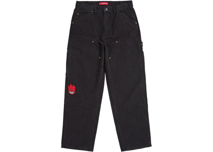 Supreme Spitfire Double Knee Painter Pant Black - authentic Supreme product