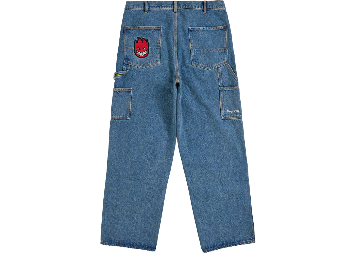 Supreme Spitfire Double Knee Painter Pant Blue - vue secondaire A