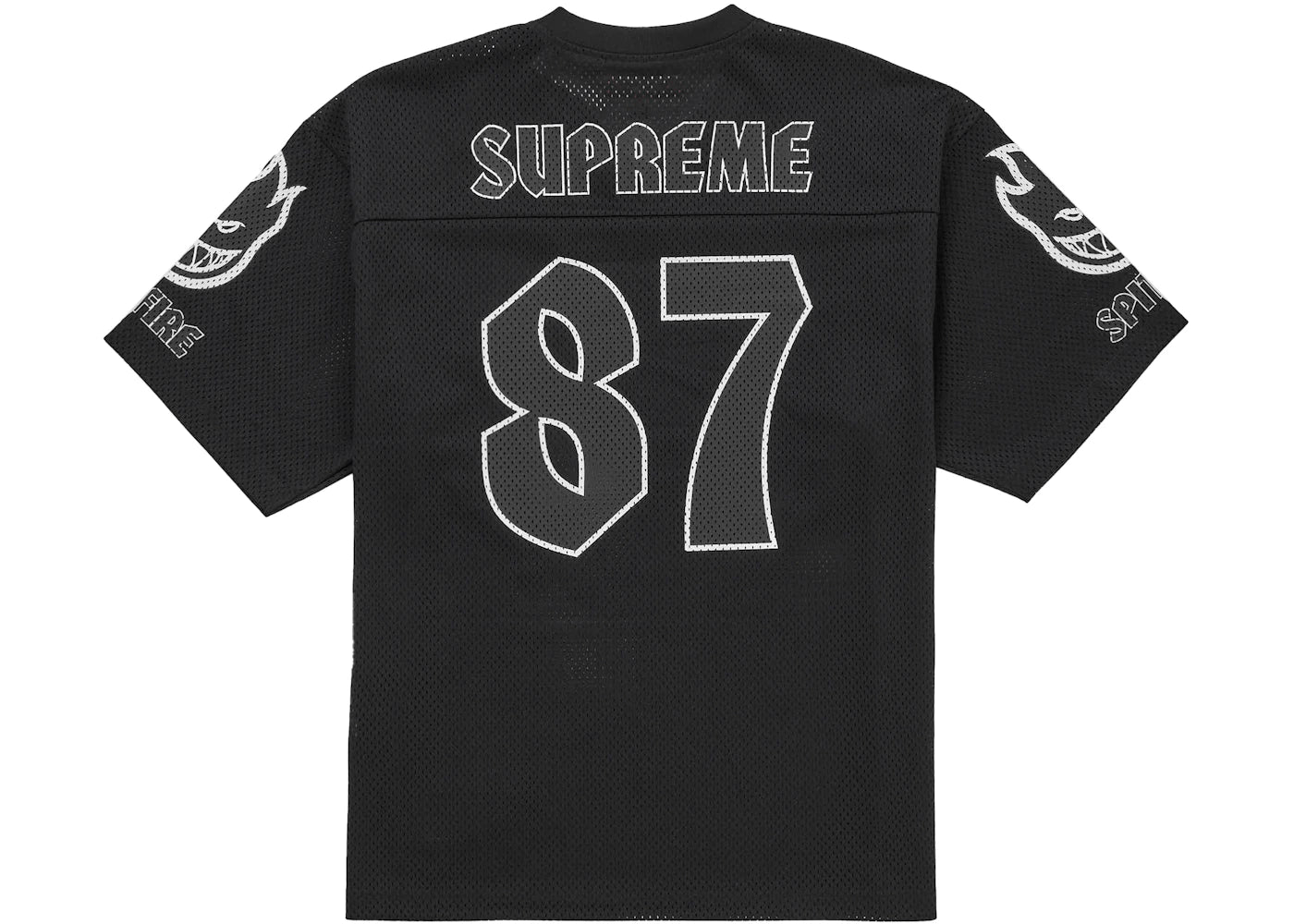 Supreme Spitfire Football Jersey Black - vue secondaire B