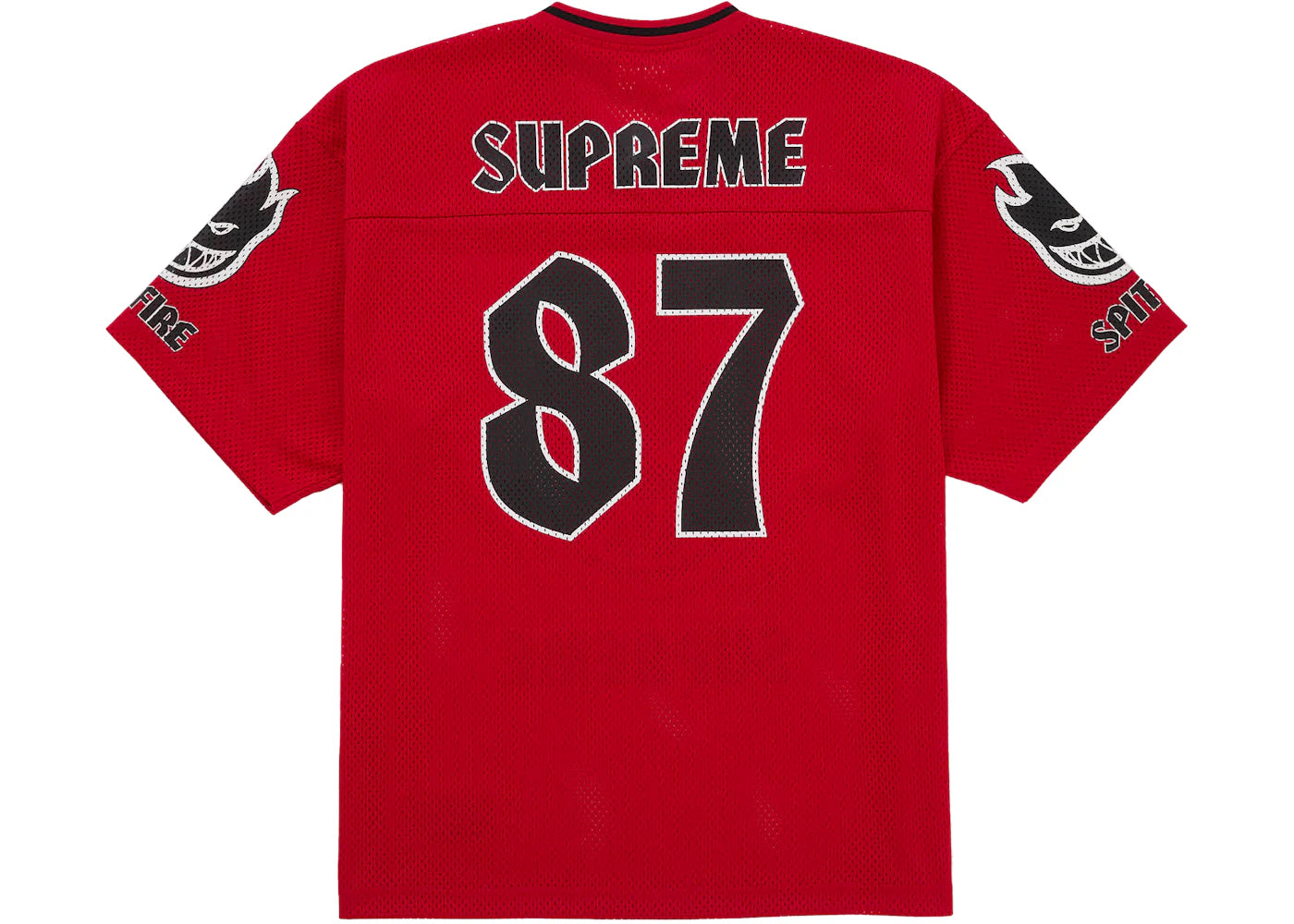 Supreme Spitfire Football Jersey Red - vue secondaire A
