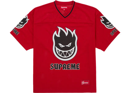 Supreme Spitfire Football Jersey Red - authentic Supreme apparel