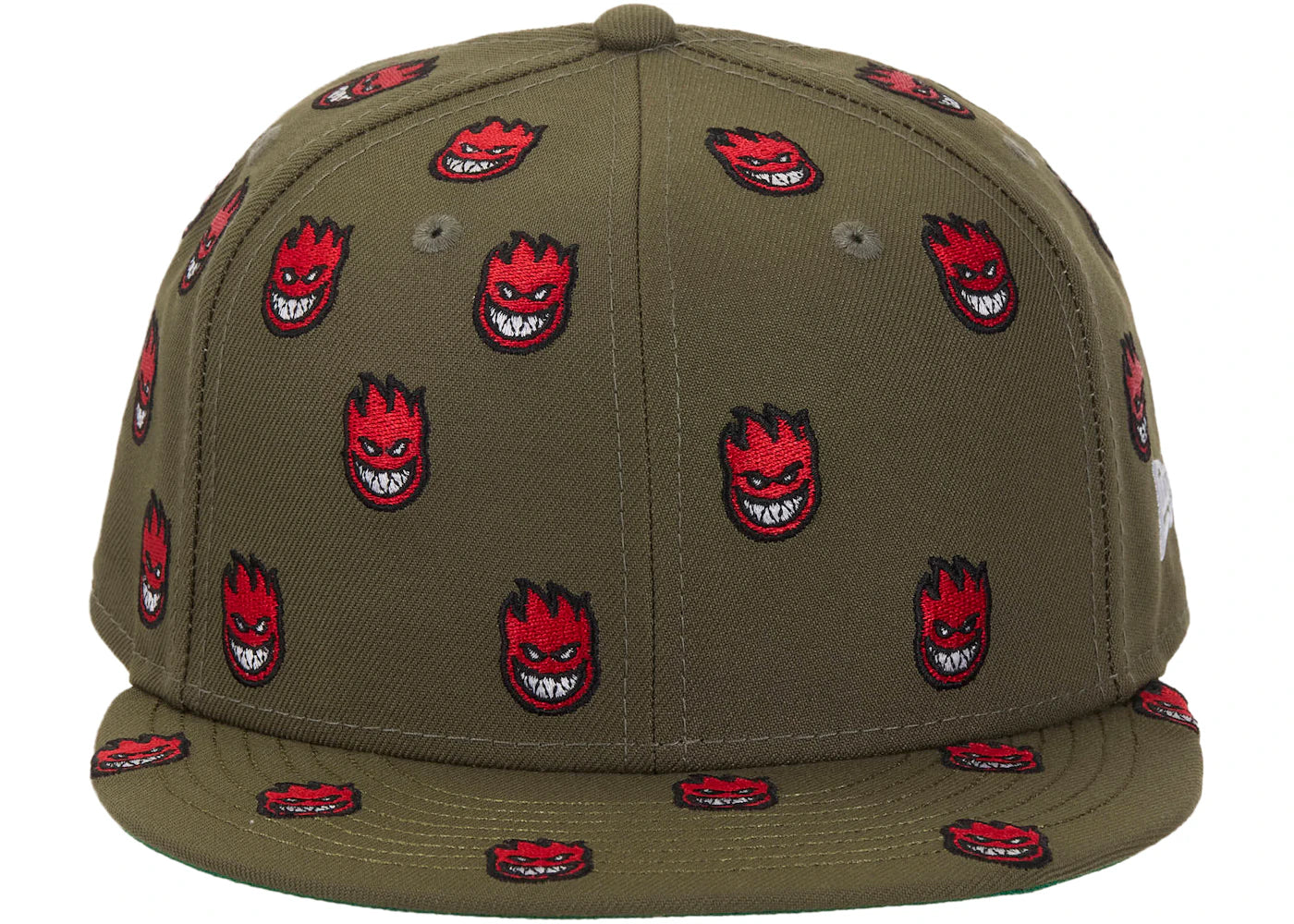 Supreme Spitfire New Era 59Fifty Fitted Cap Olive - vue secondaire B