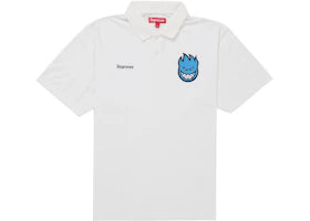 Supreme Spitfire Polo Shirt White - vue 360