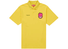 Supreme Spitfire Polo Shirt Yellow