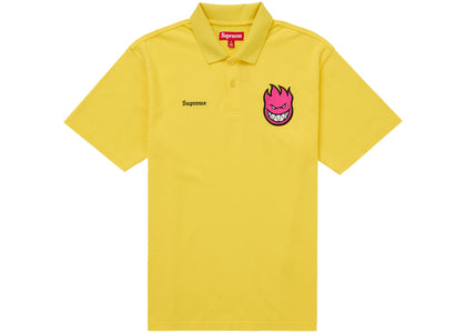 Supreme Spitfire Polo Shirt Yellow - apparel view 2