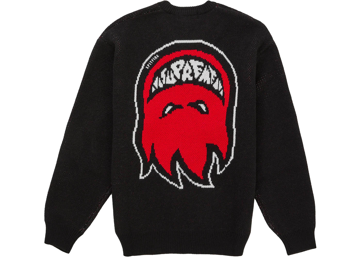 Supreme Spitfire Sweater Black - vue secondaire A
