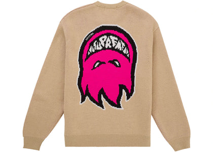 Supreme Spitfire Sweater Brown - apparel view 2