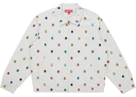 Supreme Spitfire Work Jacket White - vue 360
