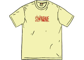 Supreme Splatter S/S Top Pale Yellow
