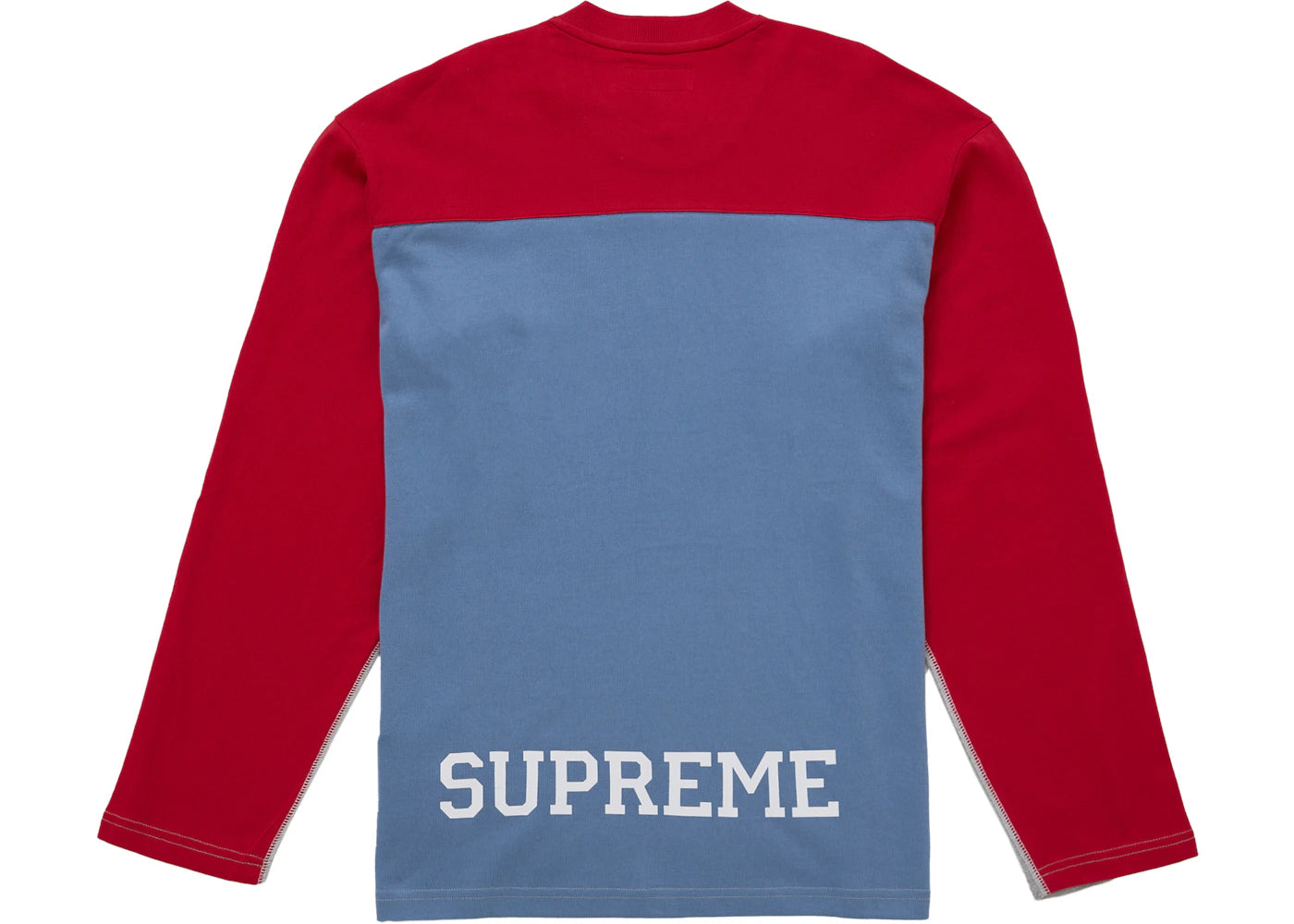 Supreme Split L/S Football Top Grey - vue secondaire B
