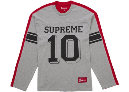Supreme Split L/S Football Top Grey - product view 2