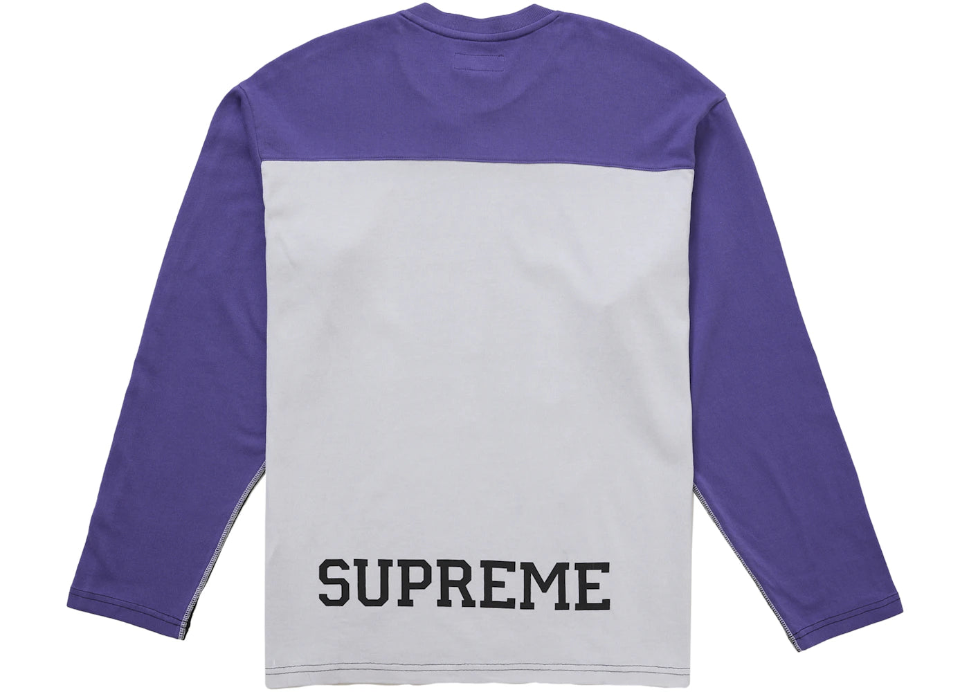 Supreme Split L/S Football Top Black - vue secondaire B