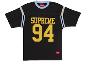 Supreme Split S/S Football Top Black - vue 360