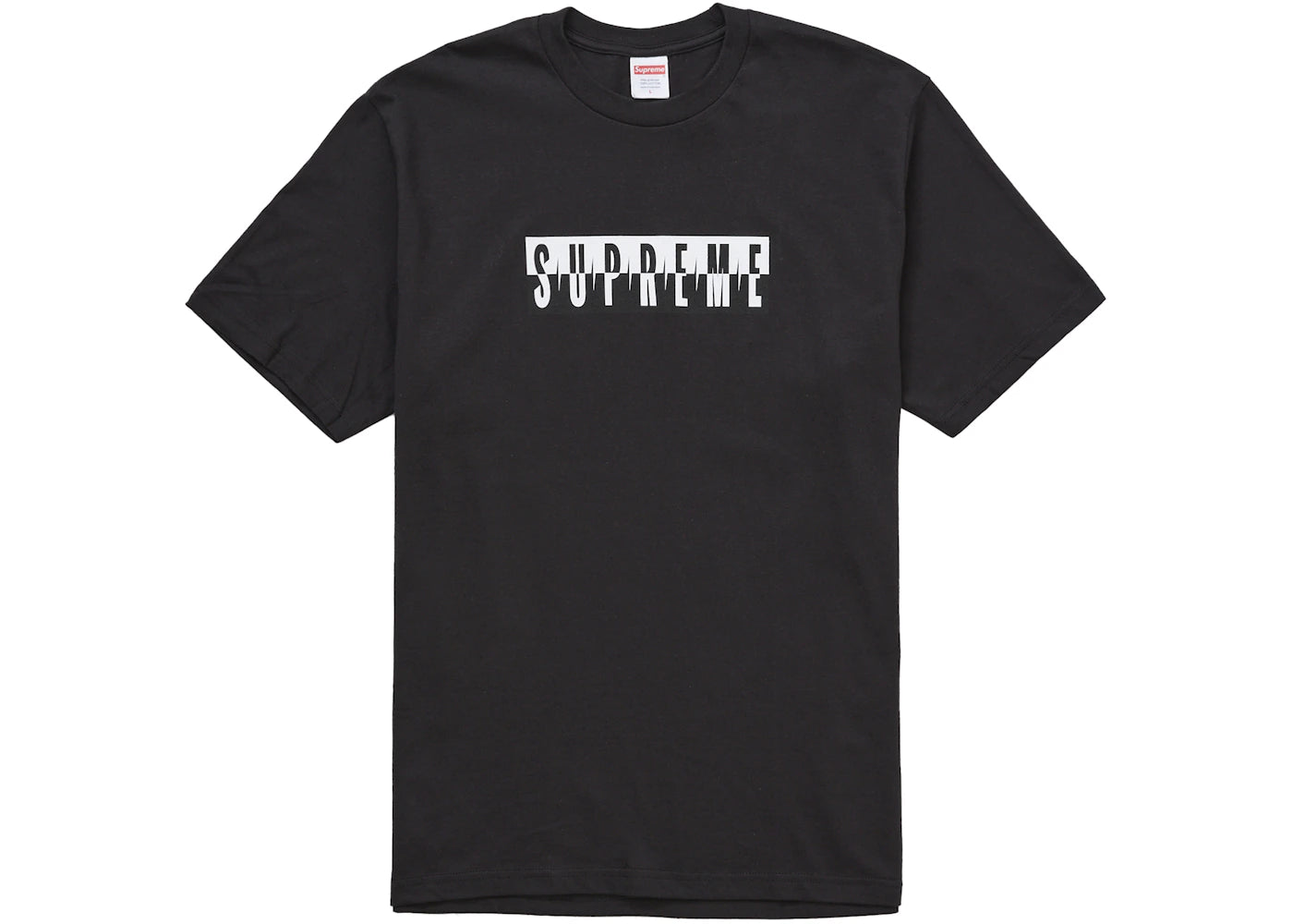 Supreme Split Tee (FW25) Black - vue secondaire A