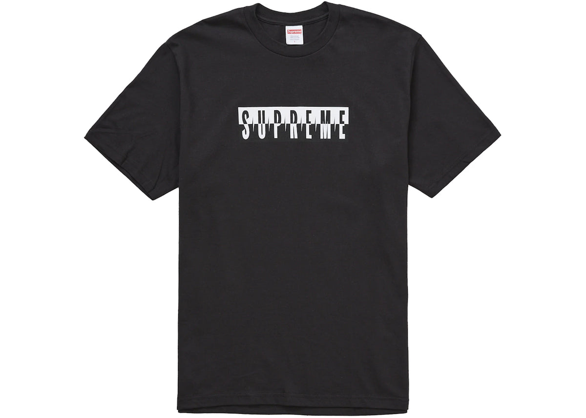 Supreme Split Tee (FW25) Black - vue 360