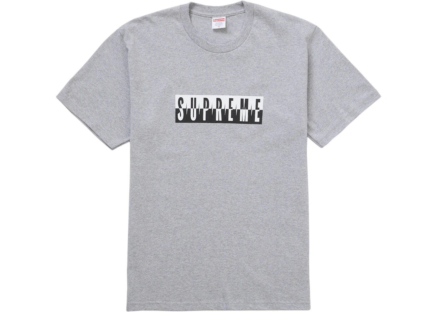 Supreme Split Tee (FW25) Heather Grey - vue 360