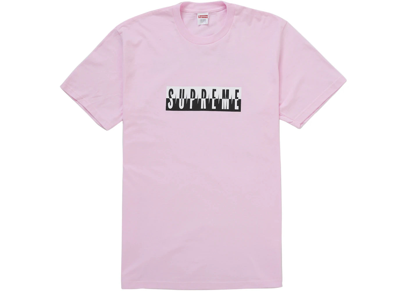 Supreme Split Tee (FW25) Light Pink - vue secondaire A