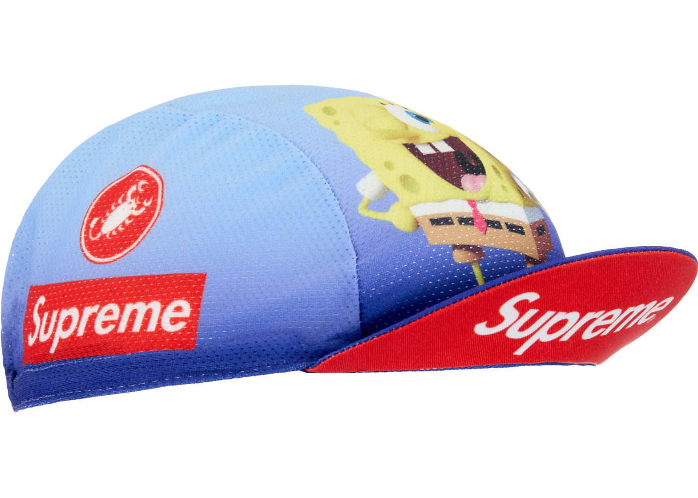 Supreme SpongeBob SquarePants Castelli Cycling Cap Blue - vue secondaire A