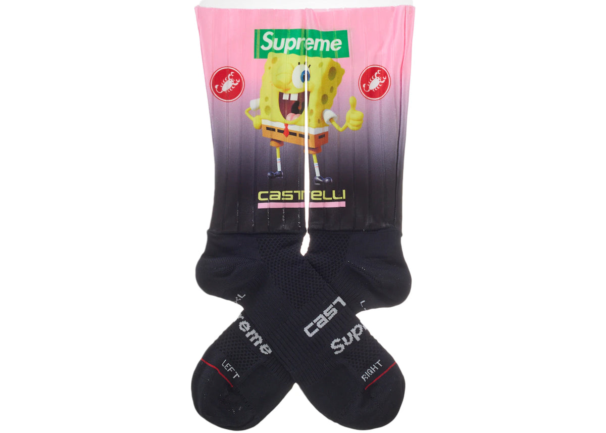 Supreme SpongeBob SquarePants Castelli Cycling Sock (1 Pack) Black - vue secondaire B