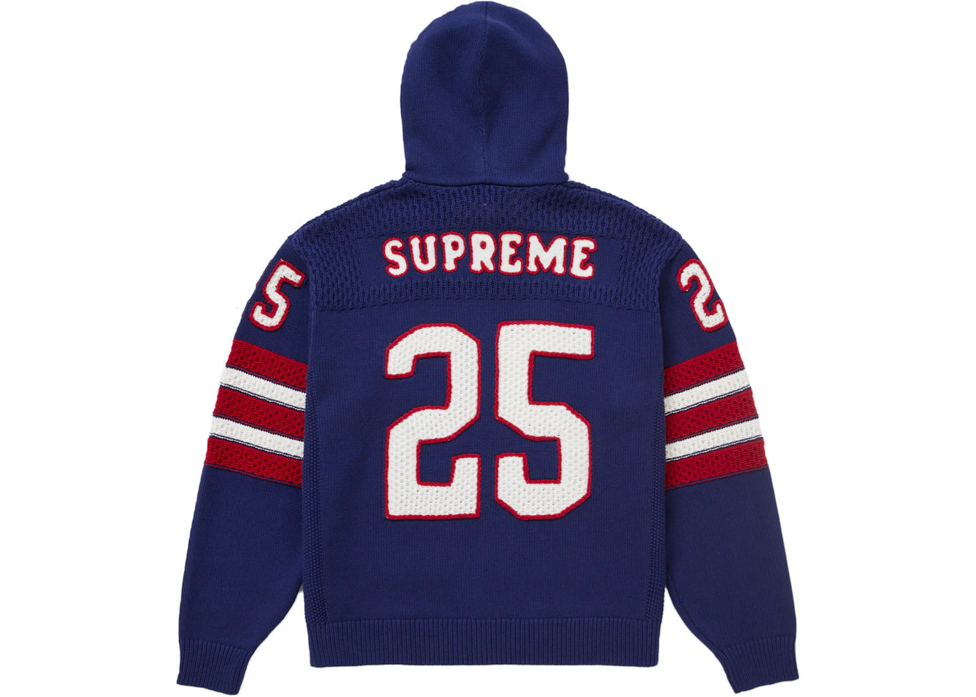Supreme Sport Zip Up Hooded Sweater (FW25) Navy - vue secondaire B