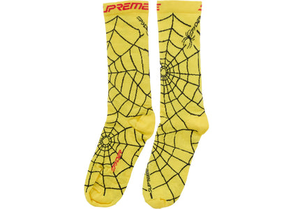 Supreme Spyder Crew Socks (1 Pack) Yellow - authentic Supreme product
