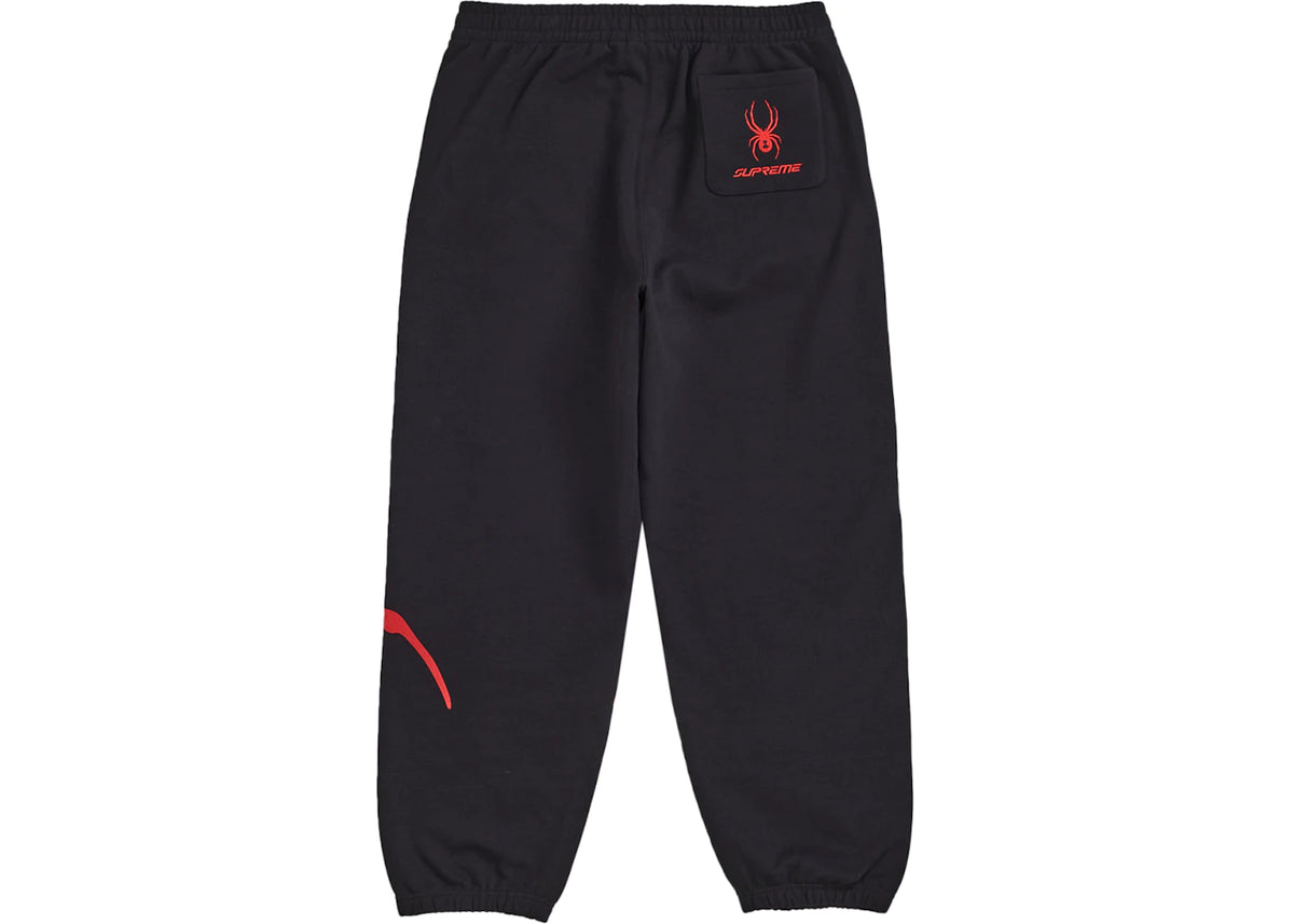 Supreme Spyder Sweatpant Black - vue secondaire B