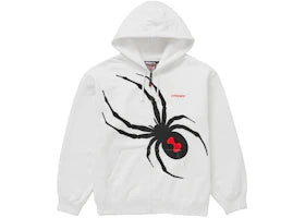 Supreme Spyder Zip Up Hooded Sweatshirt White - vue 360