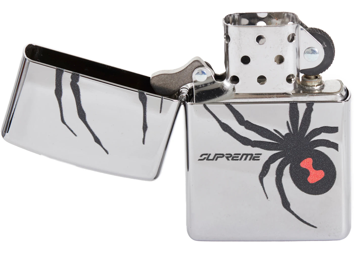 Supreme Spyder Zippo Silver - vue secondaire B