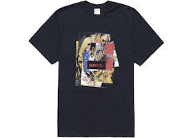 Supreme Stack Tee Navy