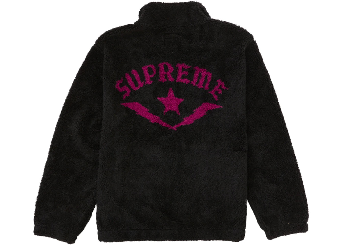 Supreme Star Fleece Jacket Black - vue secondaire A