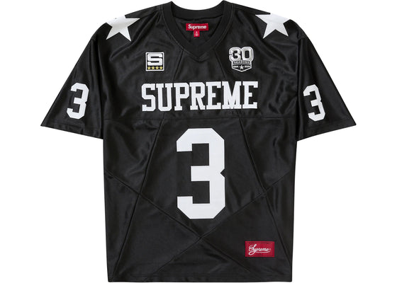 Supreme Star Football Jersey Black sneakers - authentic Supreme shoes