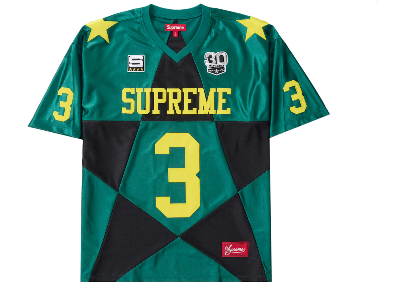 Supreme Star Football Jersey Dark Green - vue secondaire A