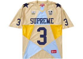 Supreme Star Football Jersey Gold