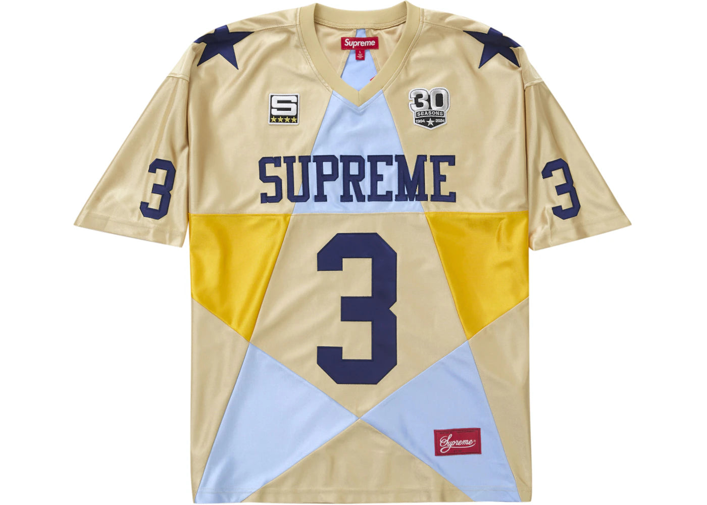 Supreme Star Football Jersey Gold - vue secondaire A