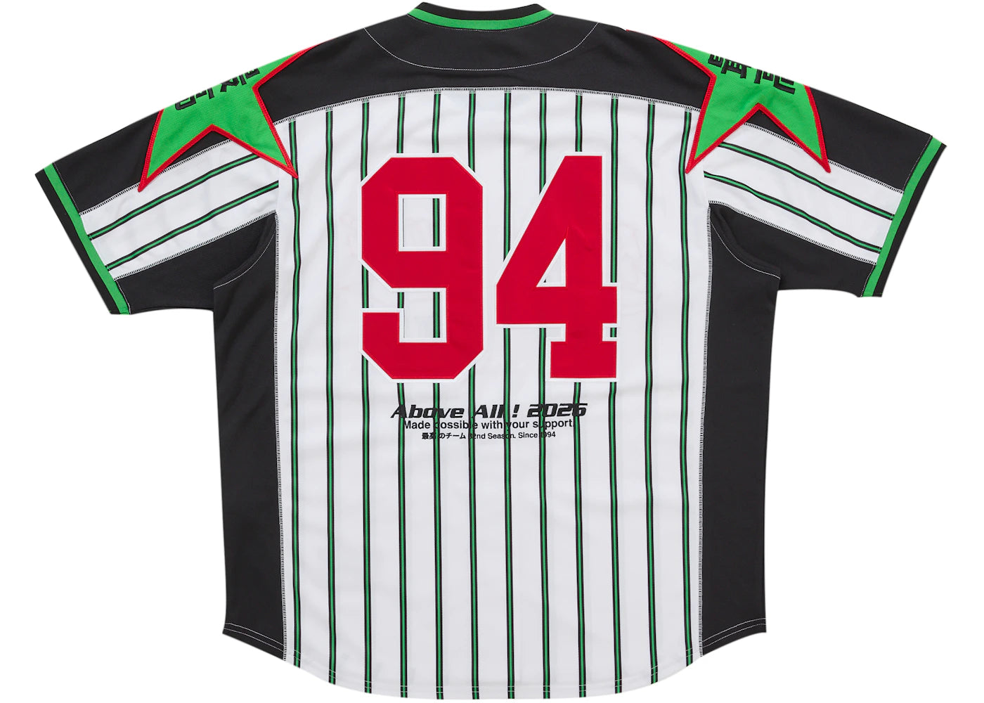 Supreme Stars Baseball Jersey Stripe - vue secondaire B