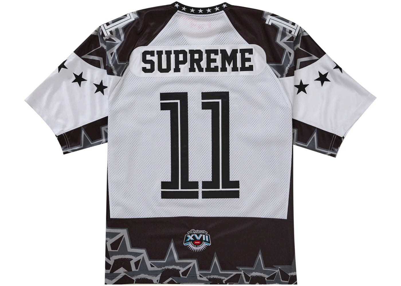 Supreme Stars Football Jersey Black - vue secondaire B