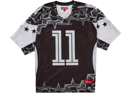 Supreme Stars Football Jersey Black - apparel view 2