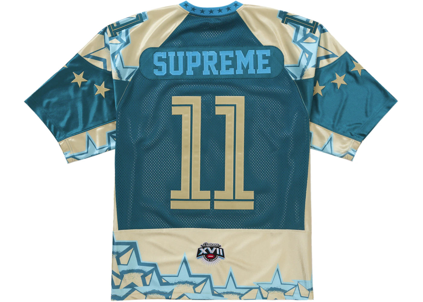 Supreme Stars Football Jersey Gold - vue secondaire B