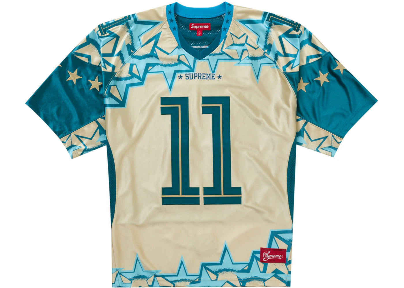 Supreme Stars Football Jersey Gold - vue secondaire A