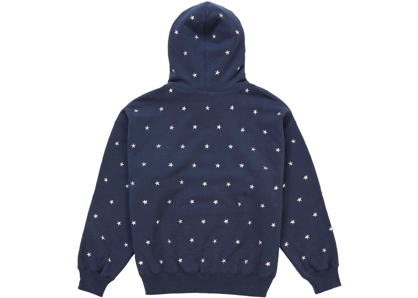 Supreme Stars Studded Hooded Sweatshirt Navy - vue secondaire A