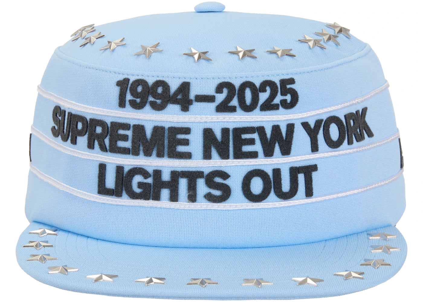 Supreme Stars Studded Pillbox Hat Light Blue - vue secondaire B