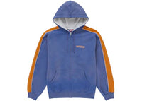 Supreme State Zip Up Hooded Sweatshirt Washed Royal